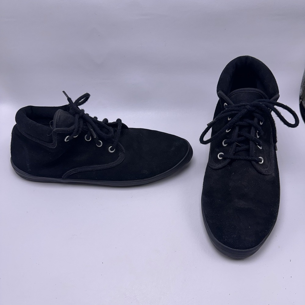 Vintage 90s Forenza Black Suede Chukka Boots - Women's 11 W